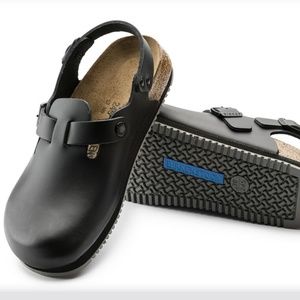 Birkenstock Tokiyo Super Grip Leather, Worn Once Indoors, Brand New